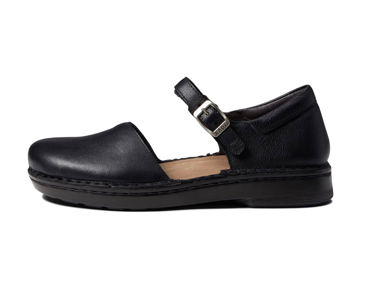 Naot Catania Soft Black Leather Buckle Velcro Mary Jane Shoe Made In I Redpath Shoes Canberra