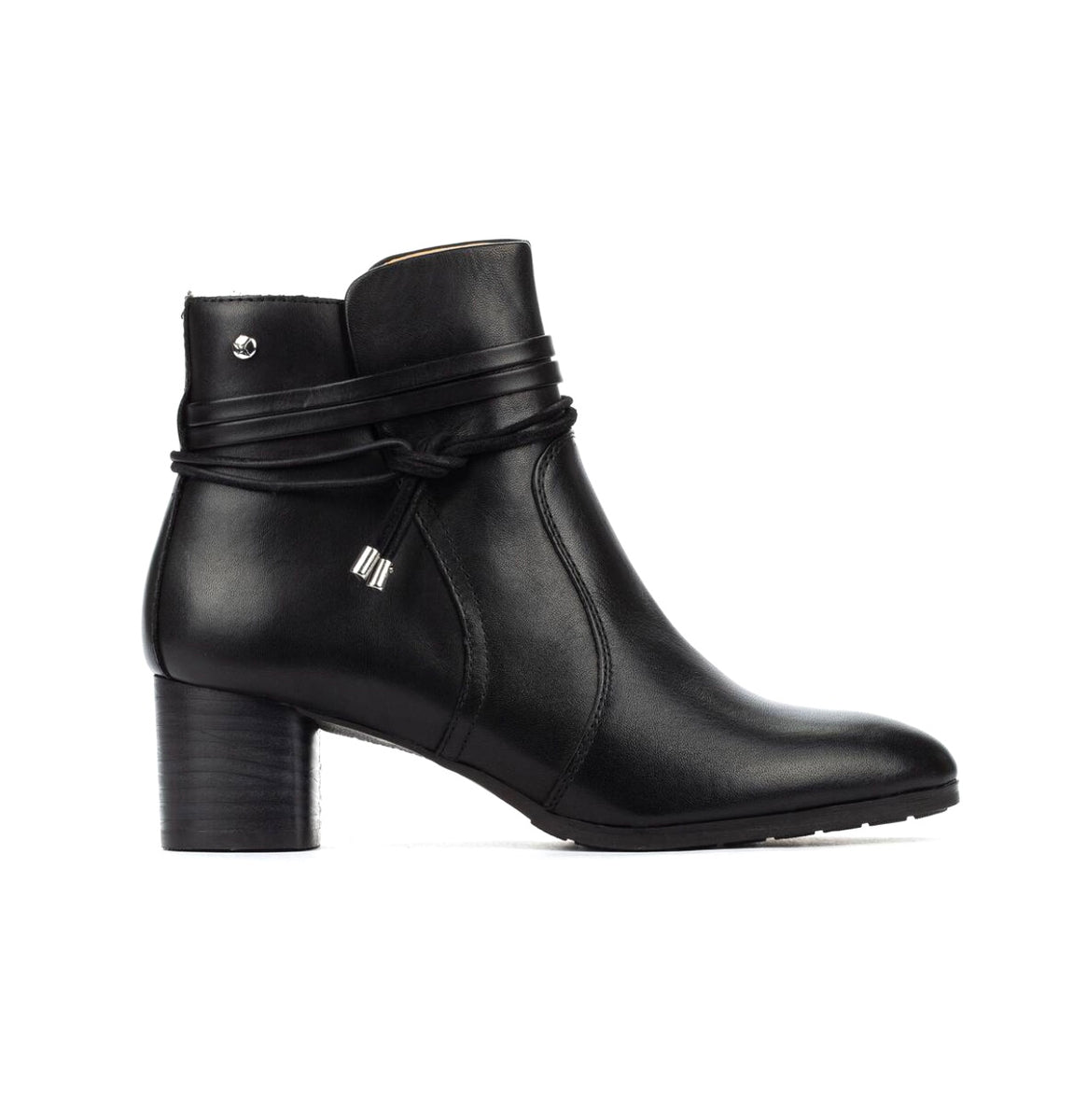 Pikolinos Calafat W1Z 8635C1 Black Zip Ankle Boot Made In Spain