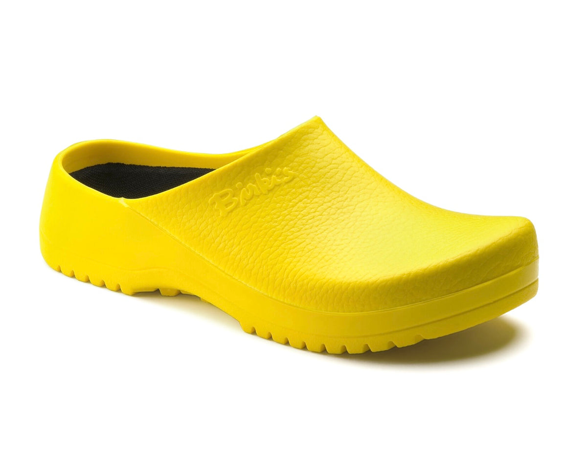 Yellow 2024 birkenstocks rubber