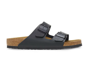 Birkenstock Arizona Saffiano Black Birko-Flor Made In Germany