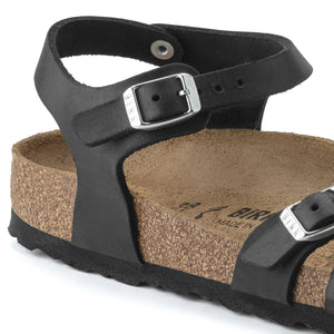 Birkenstock Kumba Black Oiled Leather Made In Germany