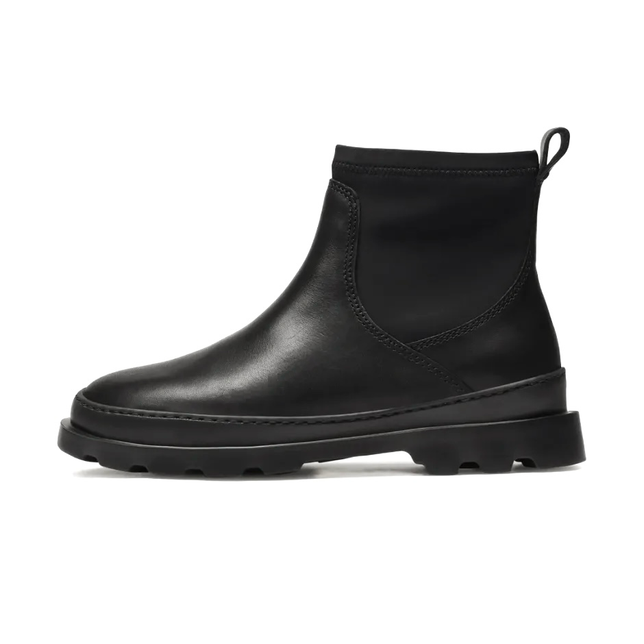 Camper Brutus K400698-001 Black Leather Chelsea Ankle Boot