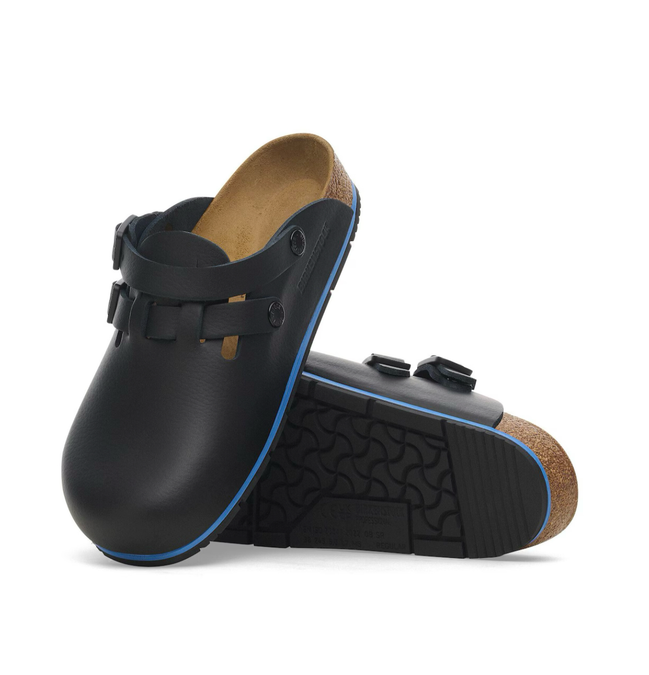 Birkenstock Kay PRO Black Natural Leather Made In Germany