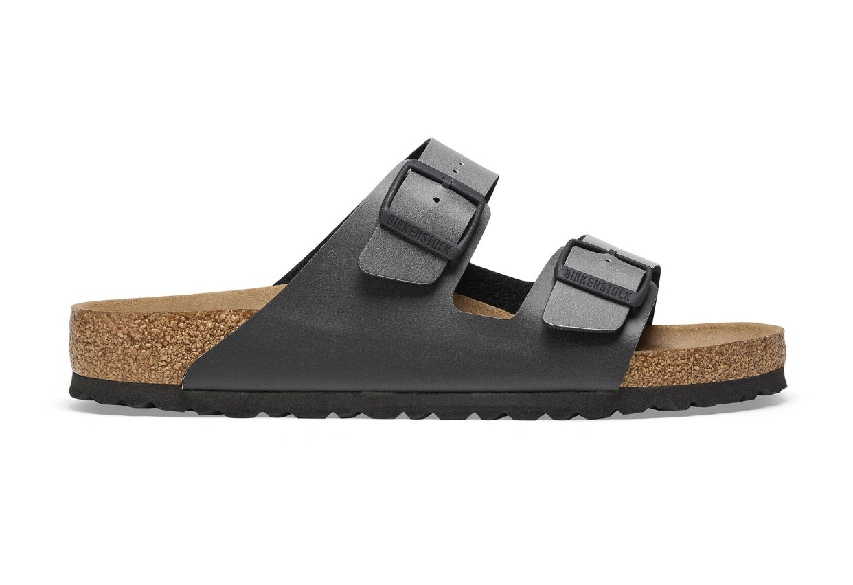 Birkenstock Arizona Ombre Black Vegan Birko-Flor Made In Germany