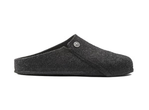 Birkenstock Zermatt Rivet Anthracite Wool Felt Clog Removable Footbed