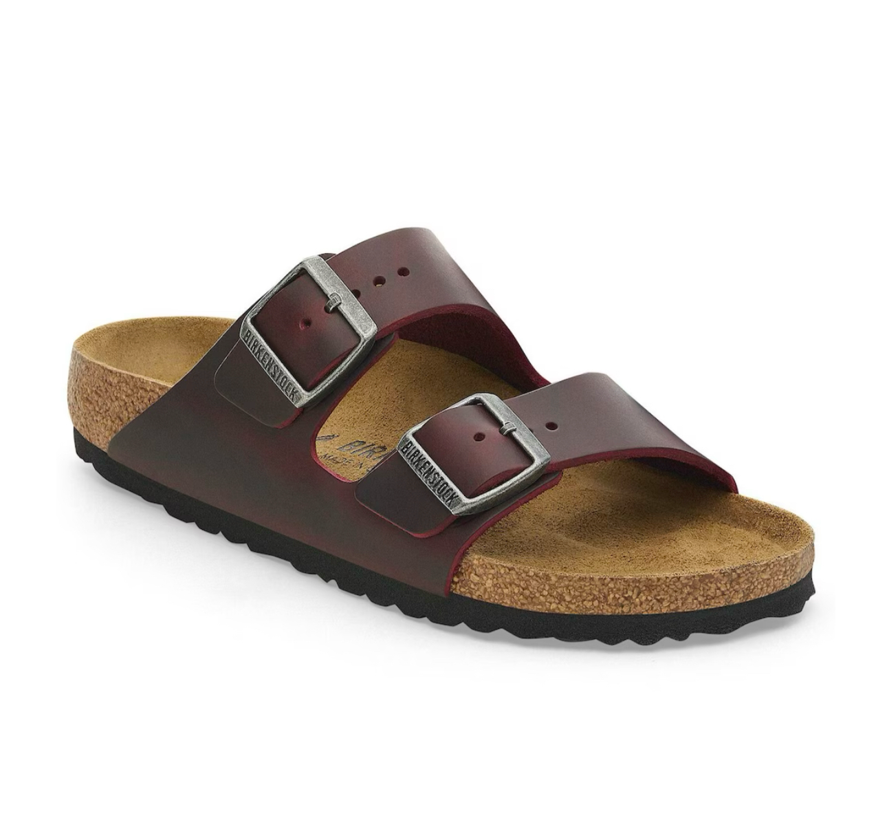 Birkenstock Arizona Zinfandel Oiled Leather Made In Germany