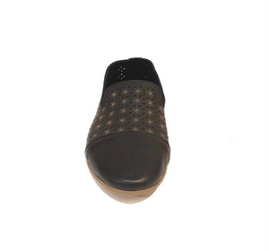 Sala Europe Krisp Black Slip On Shoe Made In Turkey