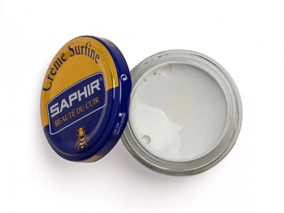 Saphir 81 Bouleau Birch Light Grey Renovating Cream Polish 50ml Made In France