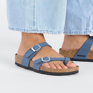 Birkenstock Mayari Soft Birki Elemental Blue Vegan Synthetik Made In Germany