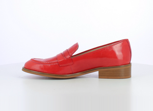 Wonders C-7403 Menorca Rojo Red Patent Leather Loafer Made In Spain