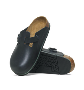 Birkenstock Boston PRO Black Natural Leather Made In Germany