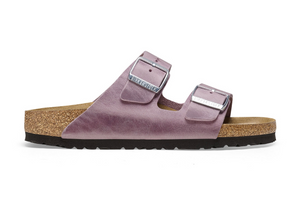 Birkenstock Arizona Lavender Purple Oiled Leather Made In Germany