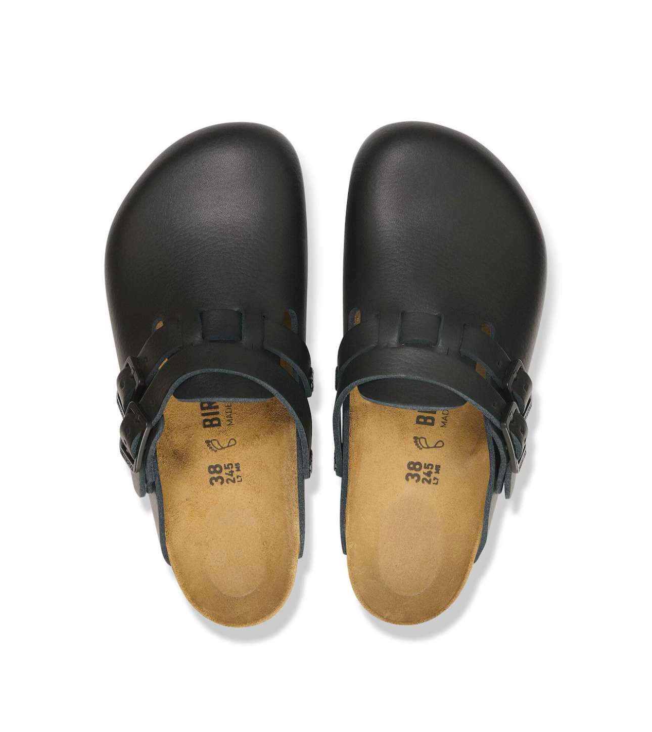 Birkenstock Kay PRO Black Natural Leather Made In Germany