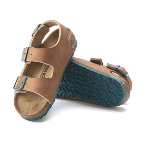 Birkenstock Milano Kids Kinder Desert Soil Ginger Brown Birko-Flor Made In Germany