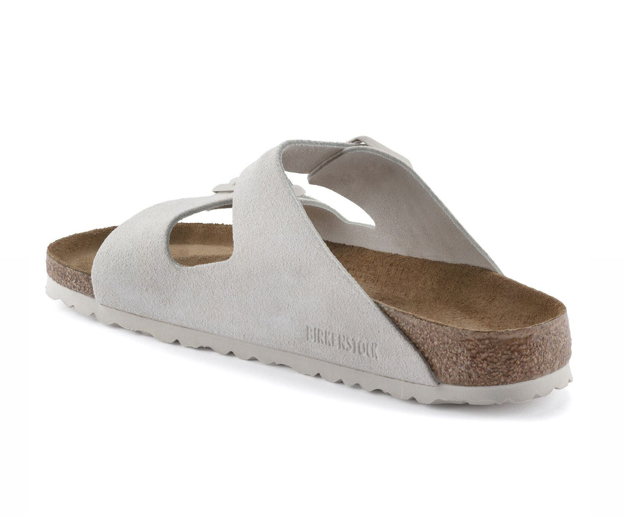 Birkenstock Arizona Modern Suede Antique White Soft Footbed Made In Germany