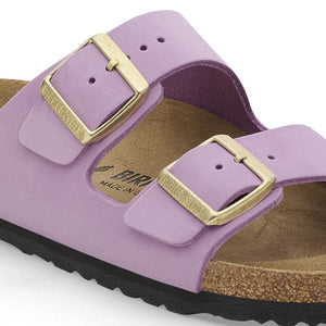 Birkenstock Arizona Crocus Light Purple Nubuck Leather Made In Germany