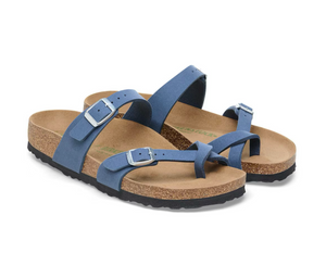 Birkenstock Mayari Soft Birki Elemental Blue Vegan Synthetik Made In Germany