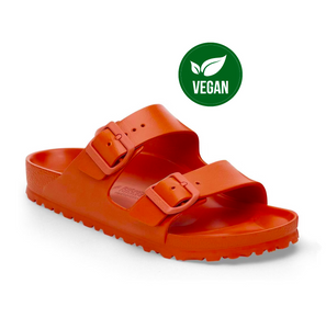 Birkenstock Arizona Rust Brown Orange EVA Vegan Made In Germany