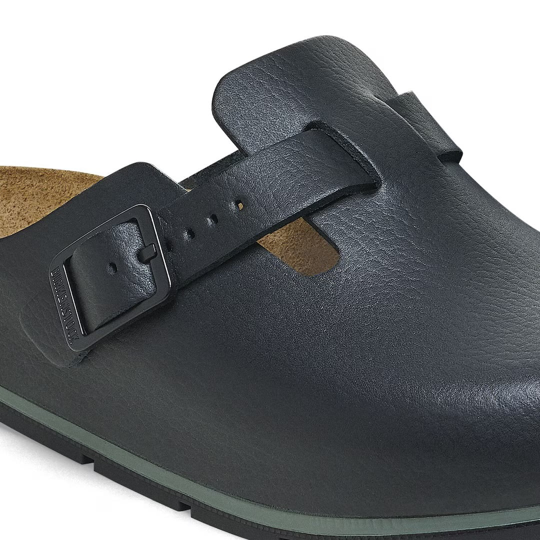 Birkenstock Boston PRO Black Natural Leather Made In Germany