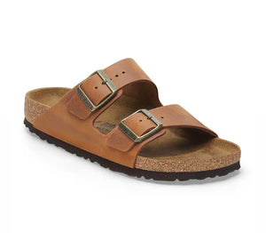 Birkenstock Arizona Cognac Oiled Leather Made In Germany