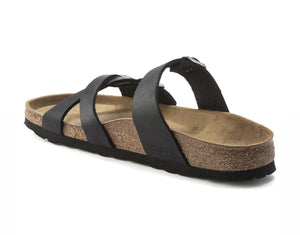 Birkenstock Franca Black Oiled Leather Made In Germany