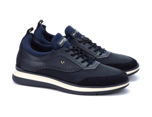 Martinelli Walden Dark Blue 1606-2733X1 Sneaker 5 Eyelet Shoe Made In Spain