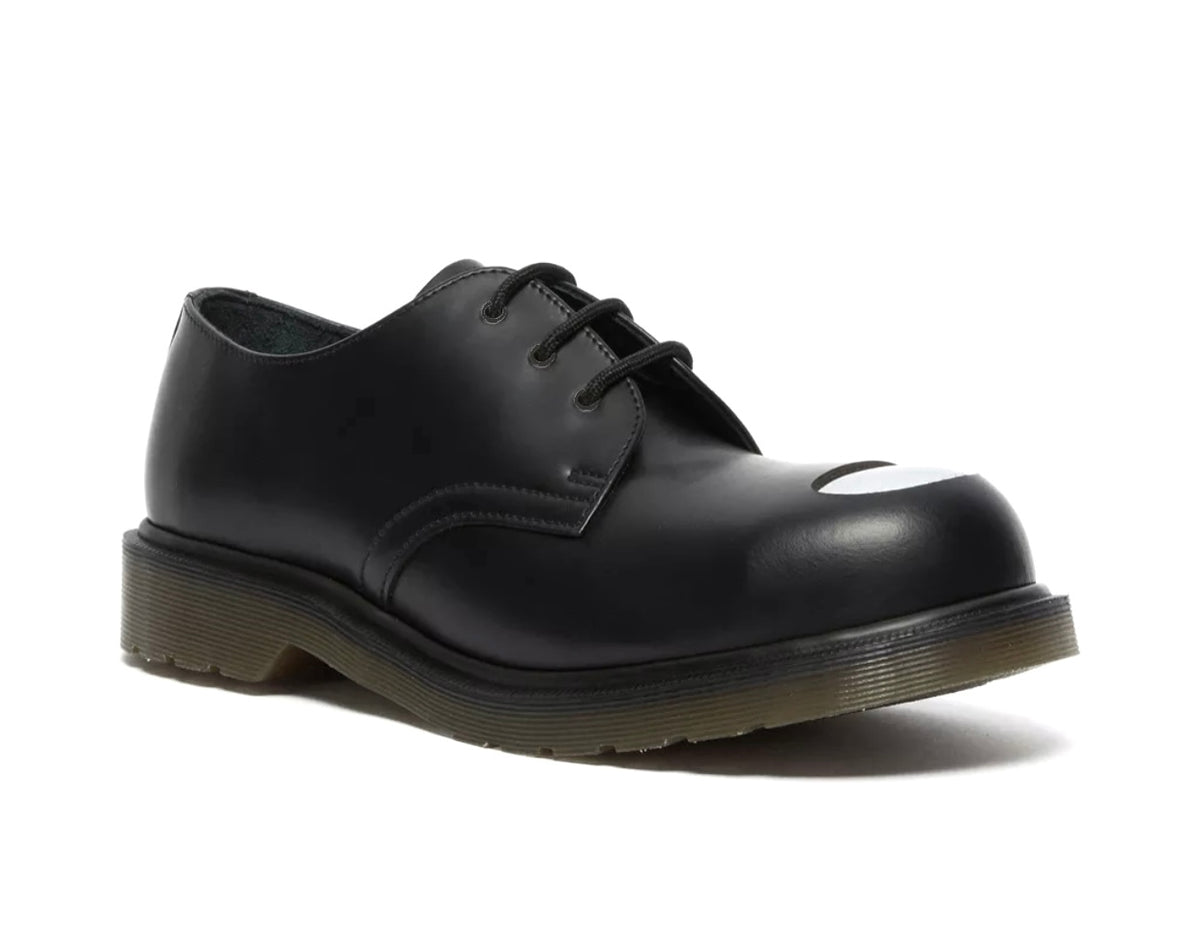 Dr. Martens Petri Black Noir Vintage Smooth Exposed Steel Toe 3 Eyelet ...