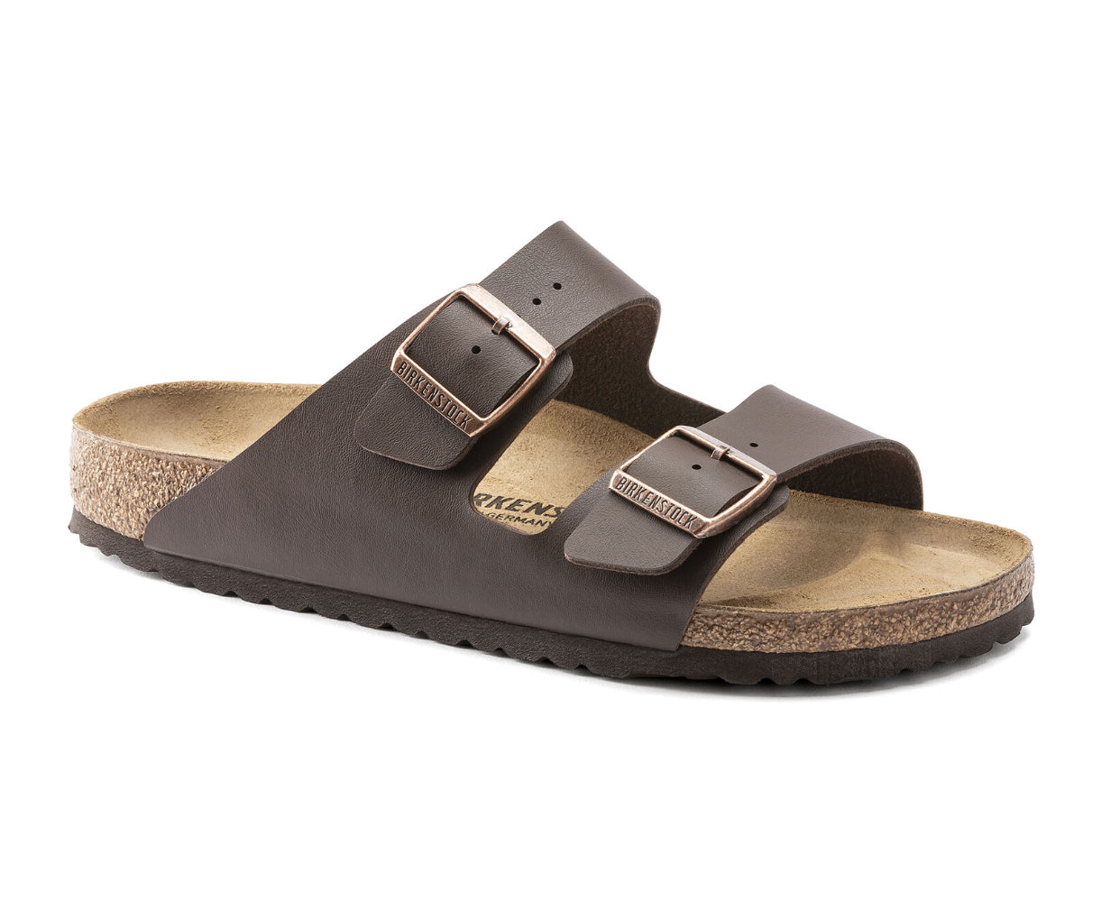 Birkenstock Arizona Dark Brown Birko-Flor Made In Germany