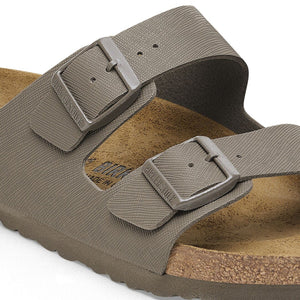 Birkenstock Arizona Saffiano Concrete Gray Birko-Flor Made In Germany