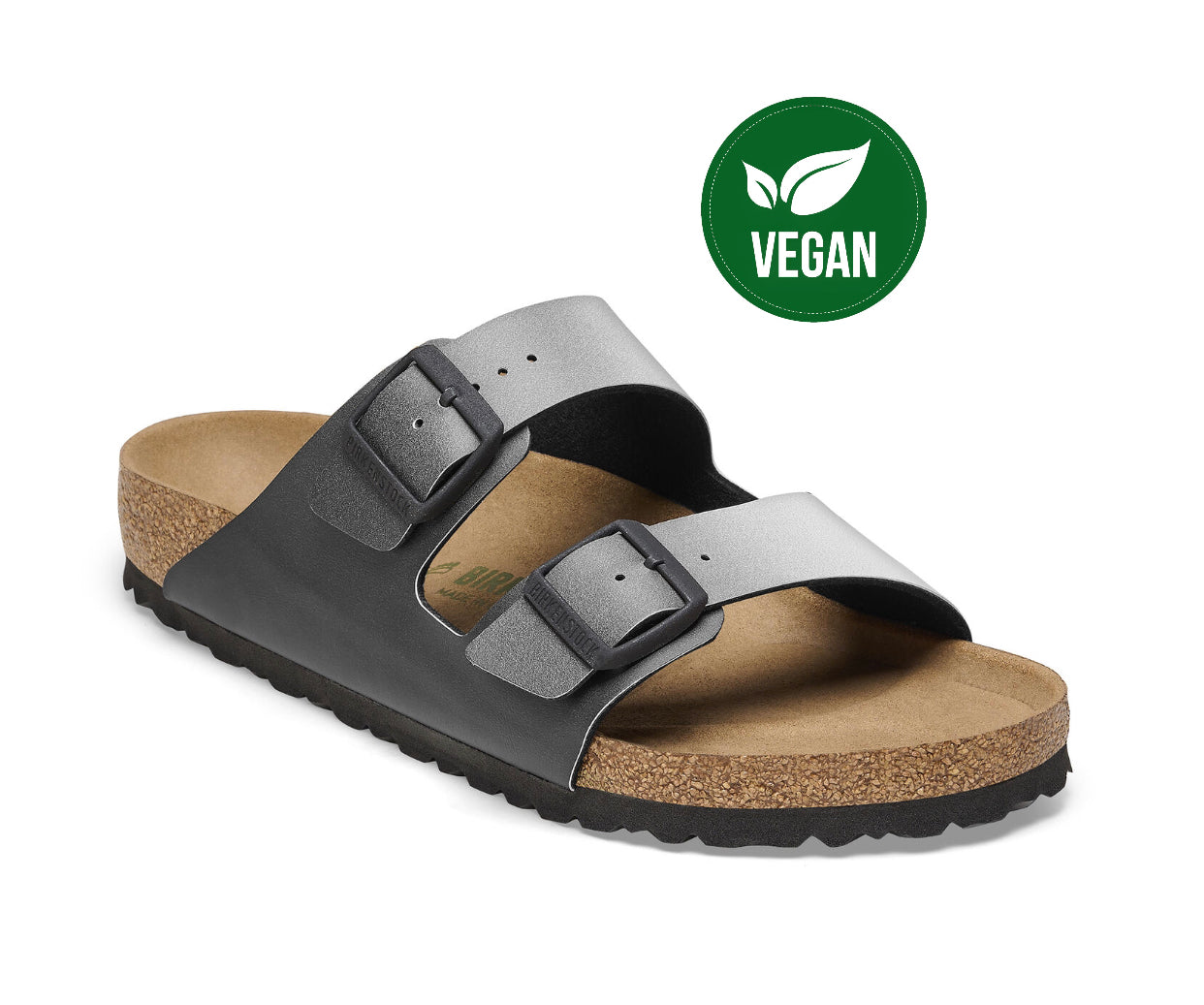 Birkenstock Arizona Ombre Black Vegan Birko-Flor Made In Germany