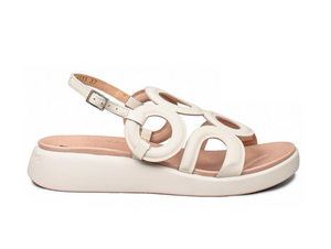 Wonders C-6533 Aise Off White Cream Leather Wedge Made In Spain