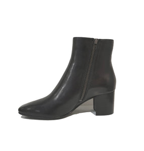 Martini Marco WX07-1-A Soft Nappa Black Leather Ankle Boots Zip Made In Romania