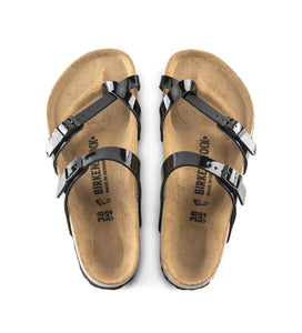 Birkenstock Mayari Black Patent Birko-Flor Made In Germany