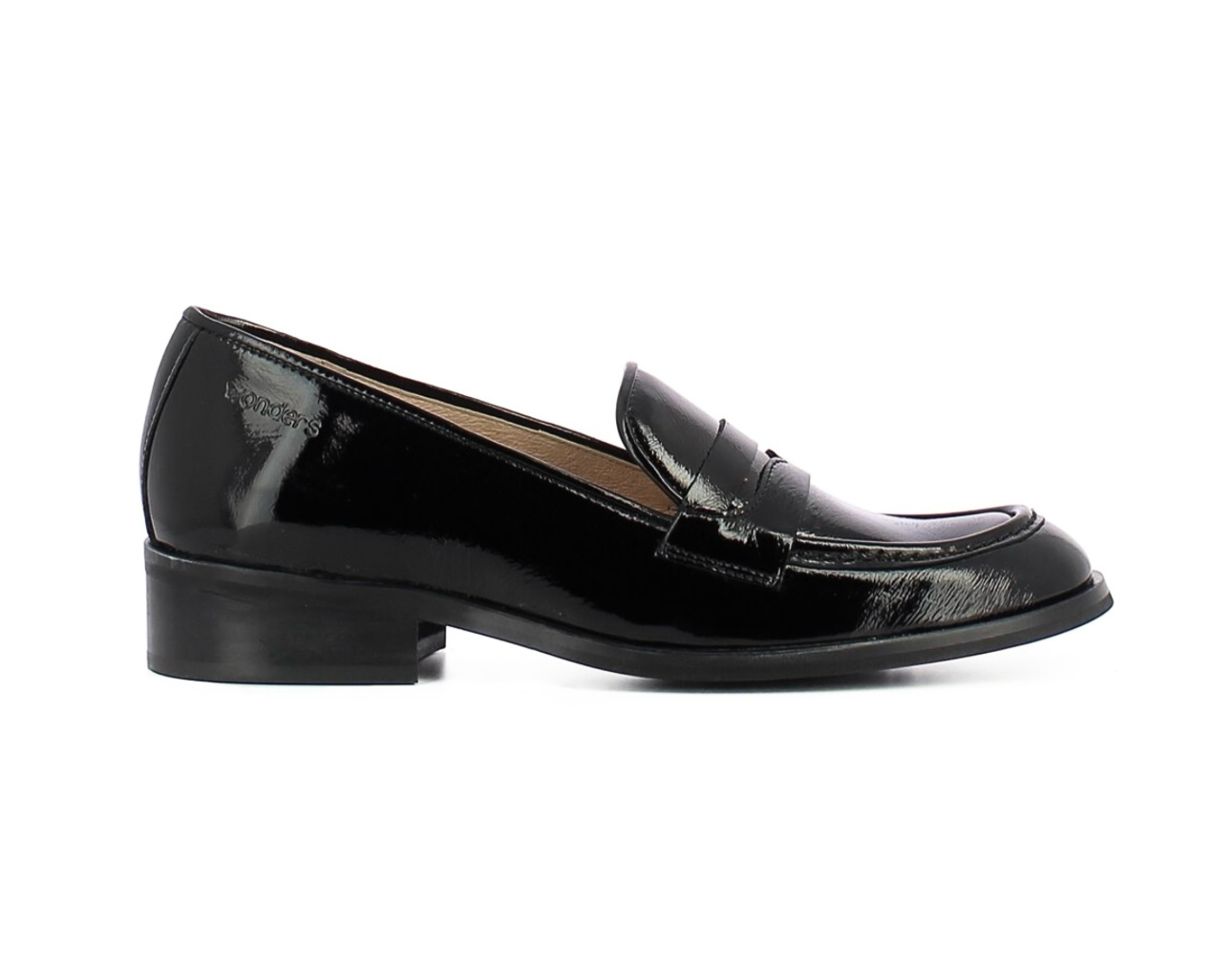 Wonders C-7403 Menorca Negro Black Patent Leather Loafer Made In Spain