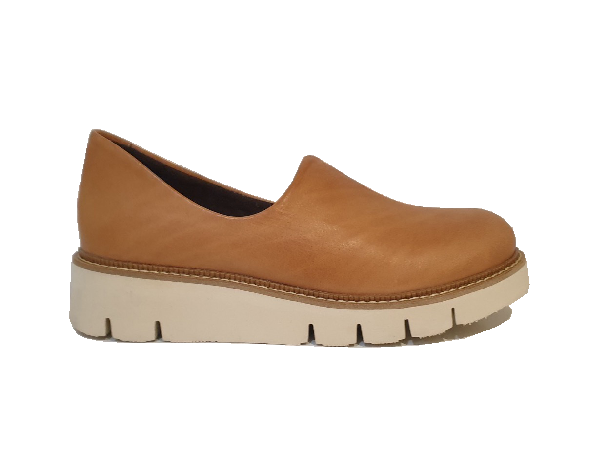 Sala Europe Gigi Coconut Light Tan Slip On Closed Toe Made In Turkey