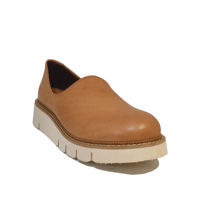 Sala Europe Gigi Coconut Light Tan Slip On Closed Toe Made In Turkey