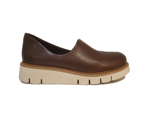 Sala Europe Gigi Dark Brown Slip On Closed Toe Made In Turkey