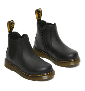 Dr. Martens 2976 Shenzi Black Softy T Infant Zip Chelsea Boot