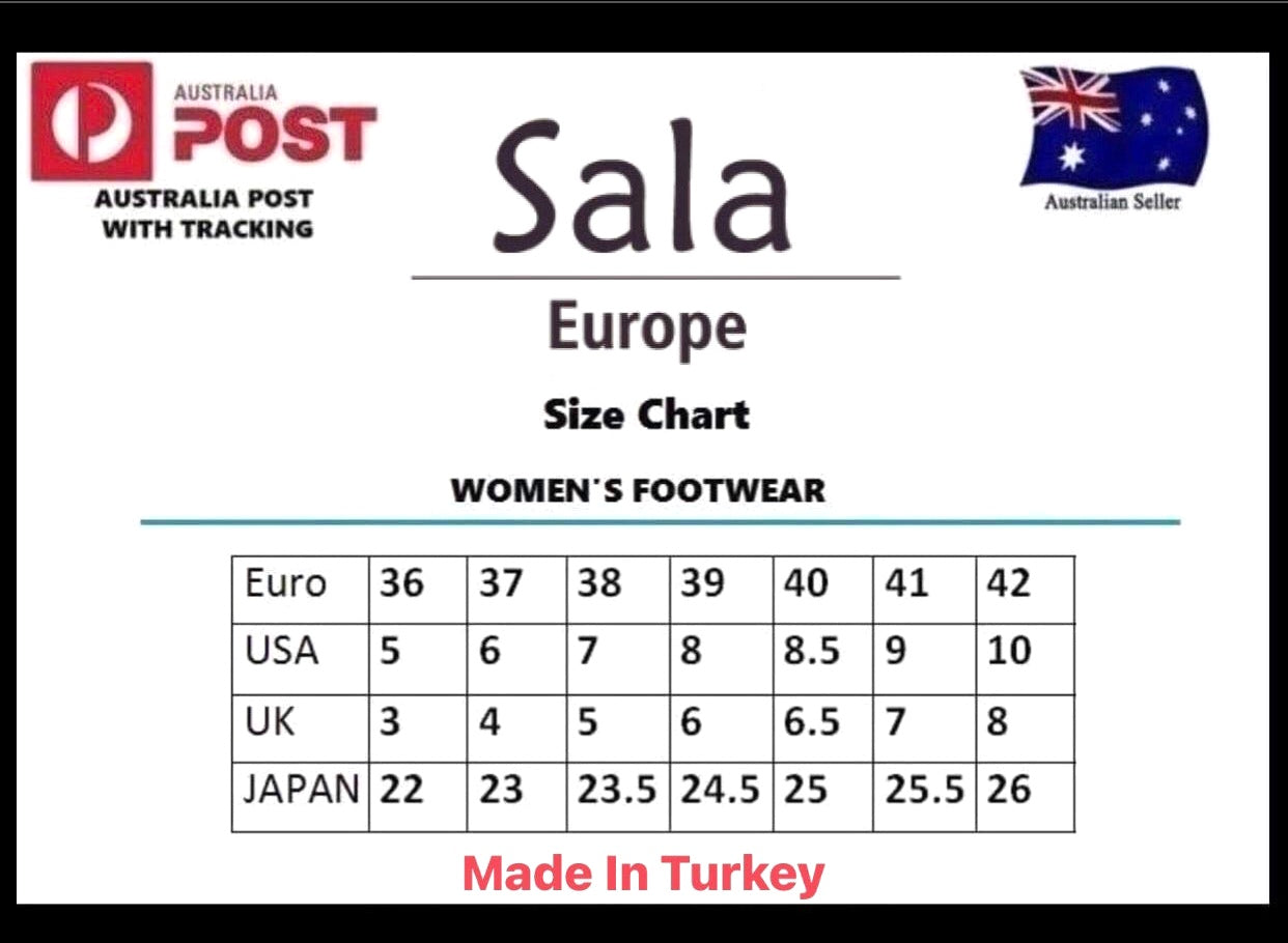 Sala Europe Krisp Black Slip On Shoe Made In Turkey