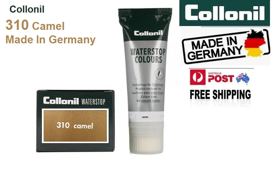 Shoe Care Products 310 Camel Cream Waterstop Collonil Sponge Applicator Tube 75ml