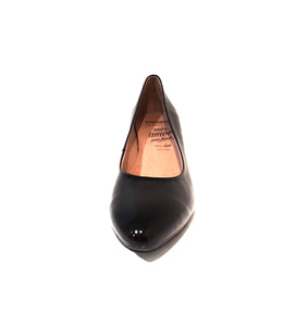 Wonders I-4722 Negro Black Patent Leather Court Shoe Made In Spain