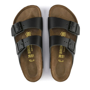 Birkenstock Arizona Black Smooth Leather Made In Germany