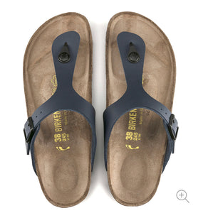 Birkenstock Gizeh Blue Birko-Flor Made In Germany