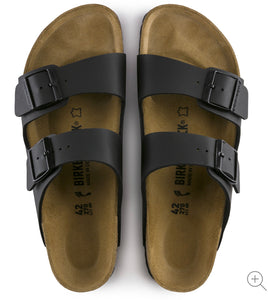 Birkenstock Arizona Black Birko-Flor Made In Germany