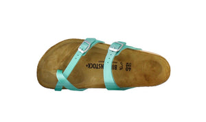 Birkenstock Mayari Icy Metallic Emerald Birko-Flor Made In Germany