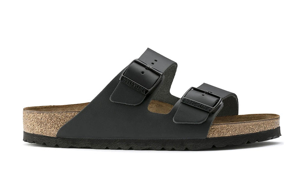 Birkenstock Arizona Black Smooth Leather Made In Germany