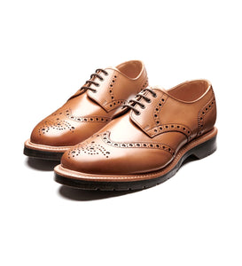 Solovair Acorn 4 Eyelet Gibson Brogue Shoe Made In England