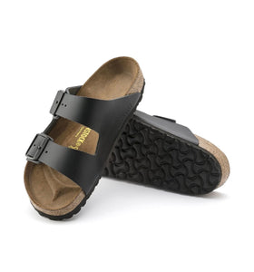 Birkenstock Arizona Black Smooth Leather Made In Germany