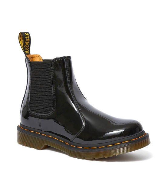 Dr. Martens 2976 Black Patent Lamper Elastic Sided Boot Redpath Shoes Canberra