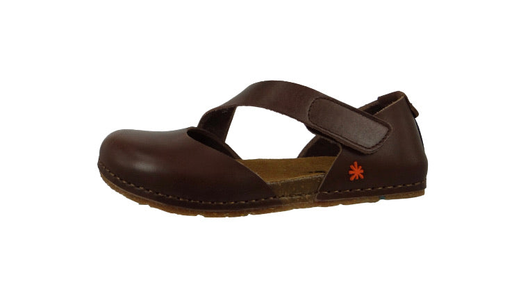 Art 0442 Creta Brown Mary Jane Flats Made In Spain